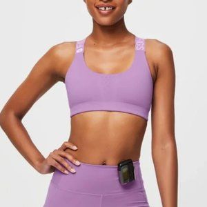 Figs Performance Underscrub Sport Bra Lilac Dawn Size XS